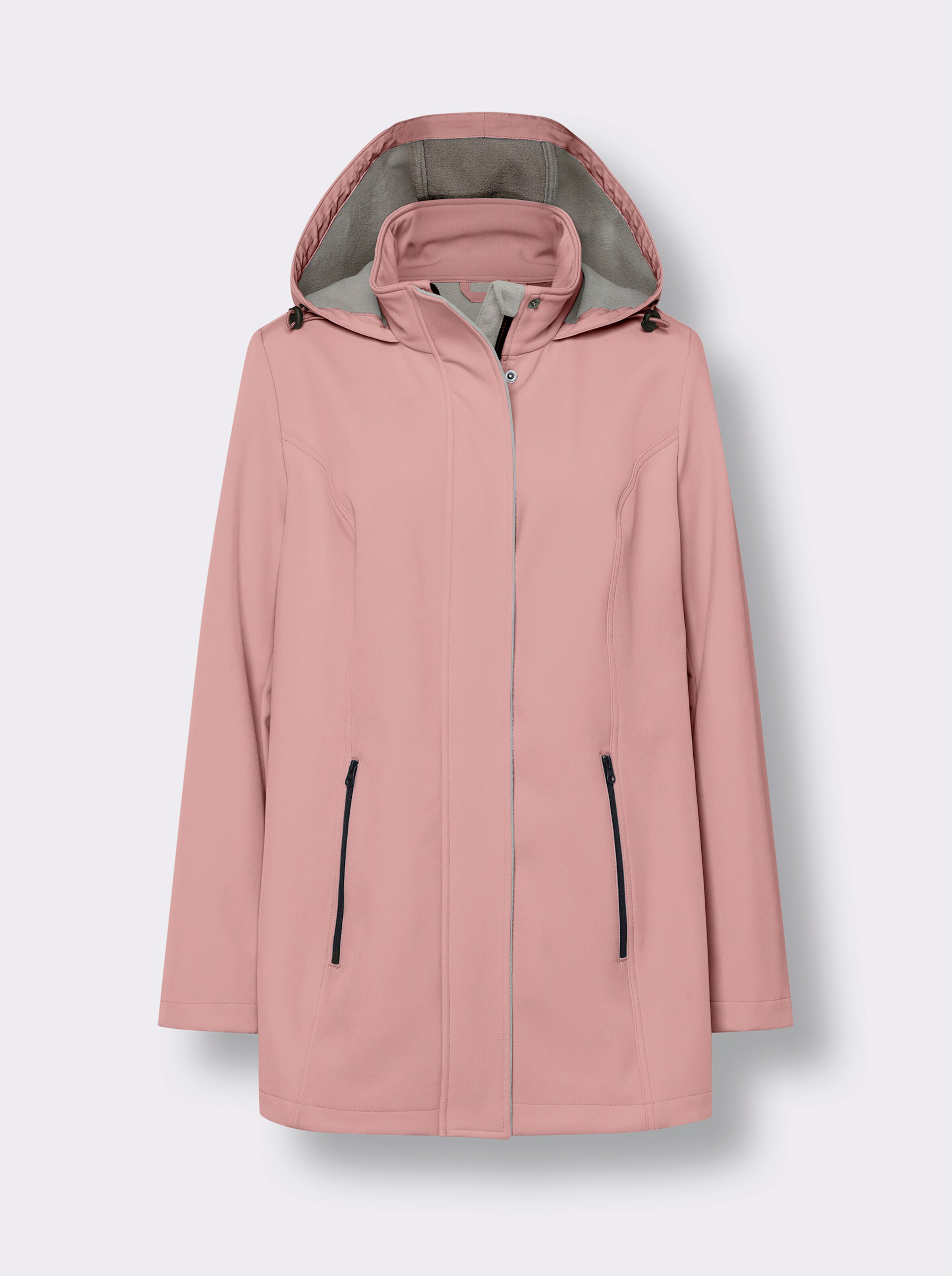 Softshelljacke mit Fleece-Futter