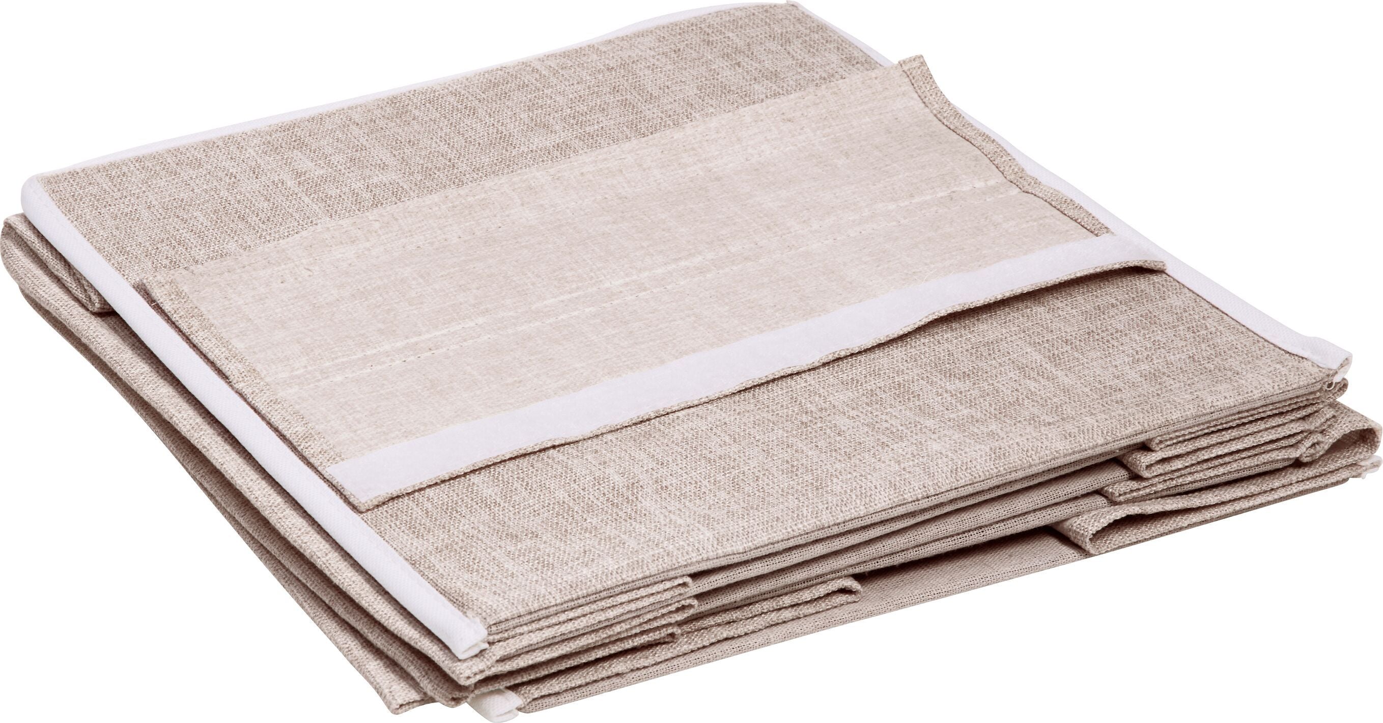 BIANCA Hängeaufbewahrung - Beige / B: 33.0 cm x T: 33.0 cm x H: 82.0 cm