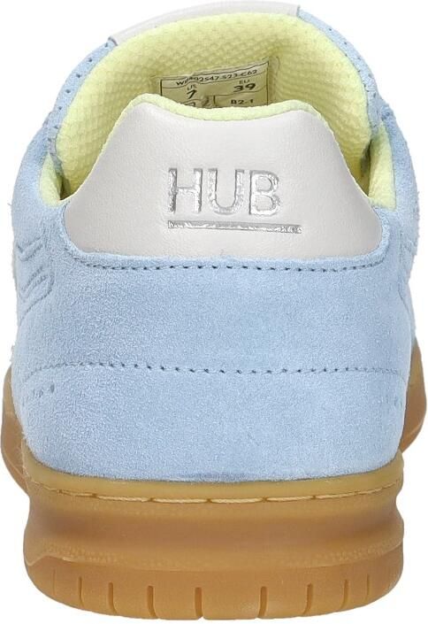 HUB Vancouver suède sneakers lichtblauw