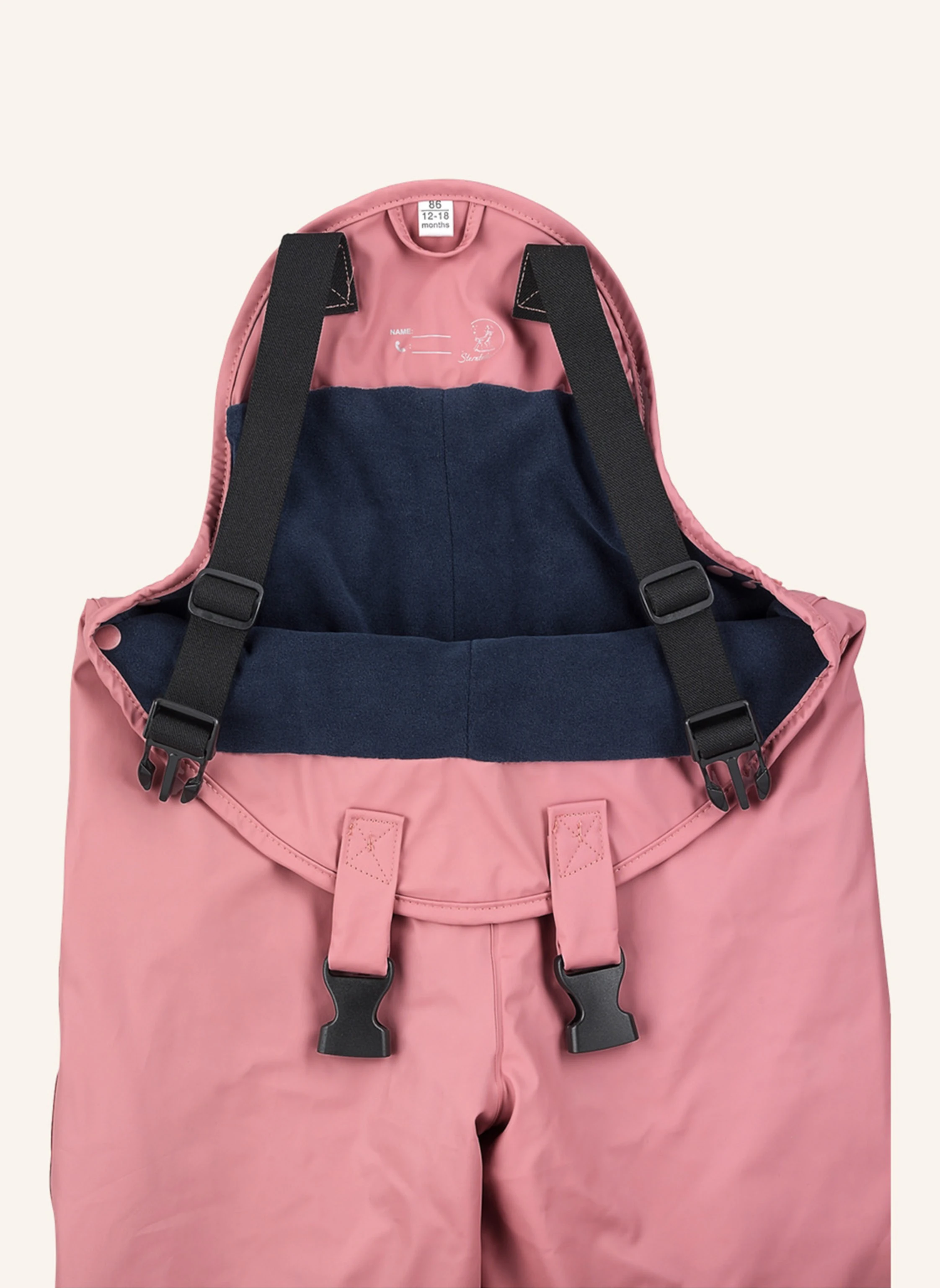 Sterntaler Regenträgerhose gefüttert