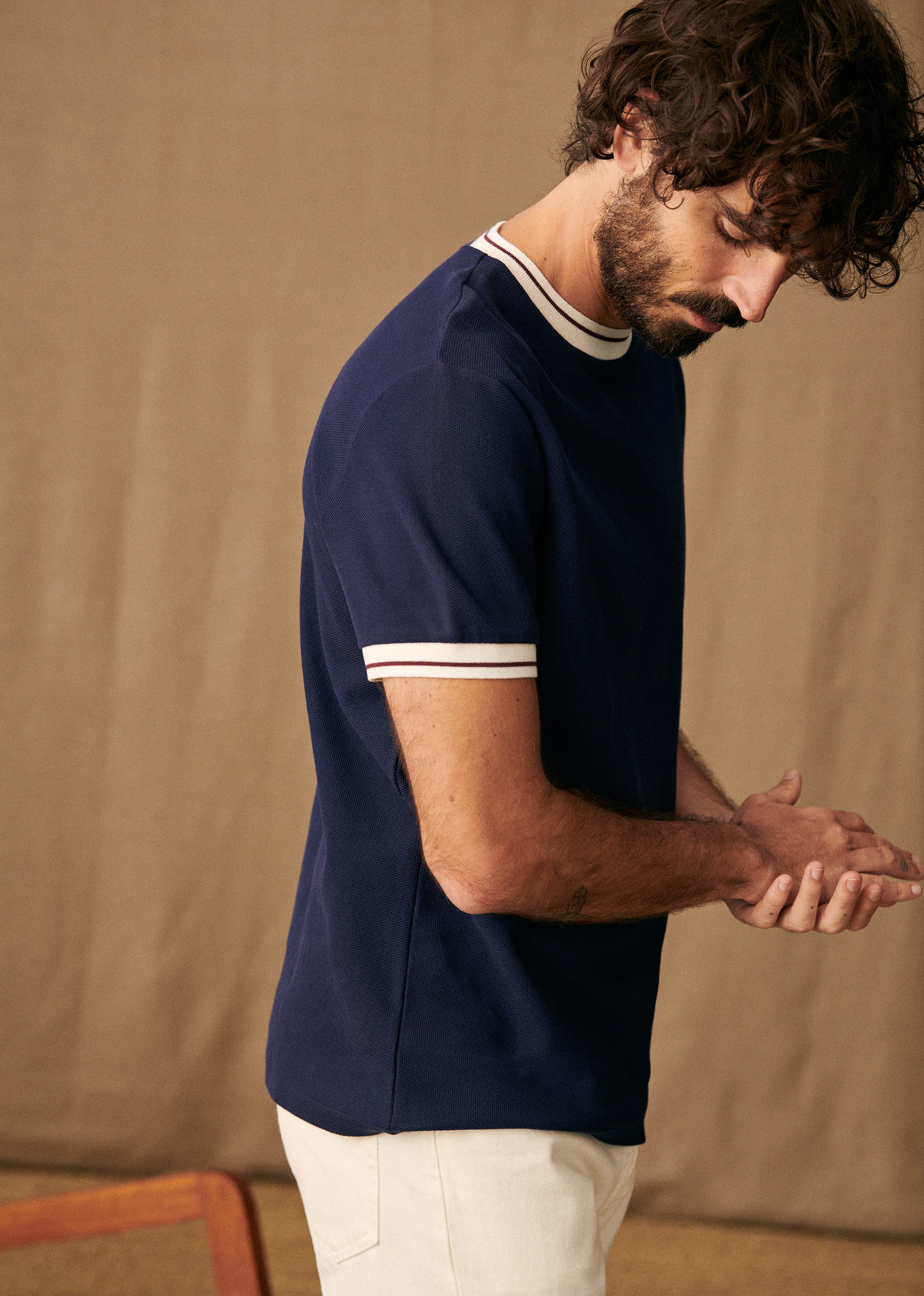 T-Shirt Waller - Marine - LES COMPOSANTES/DÉCOUVRIR 5906624