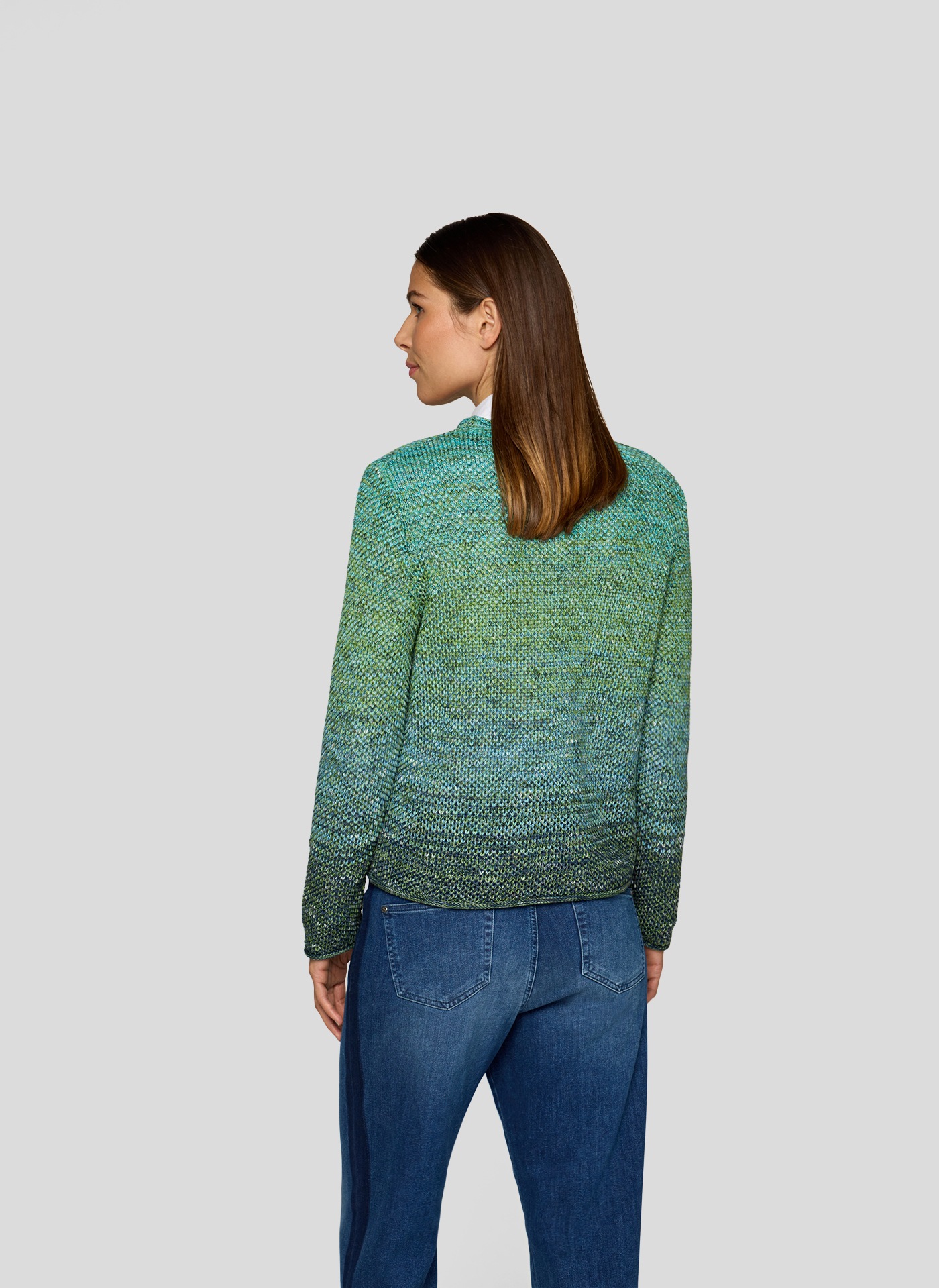 Rabe Strickpullover mit Farbverlauf