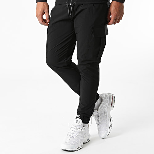 Ensemble Gilet Sans Manches Et Jogger Pant LL465 Noir