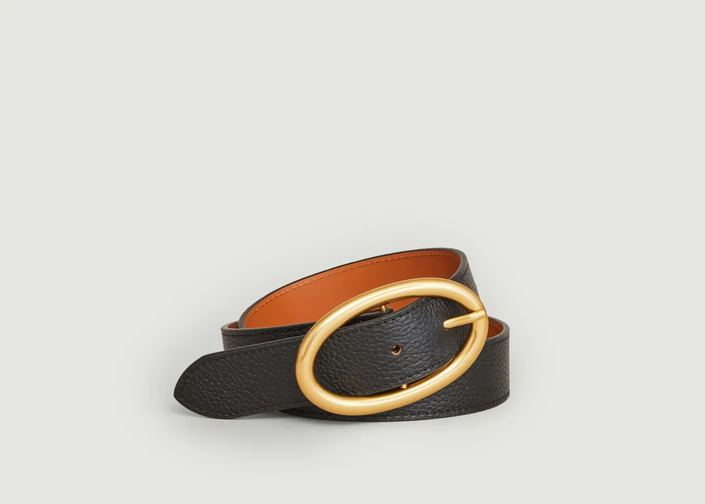 Ceinture en cuir grainé L'Exception Paris