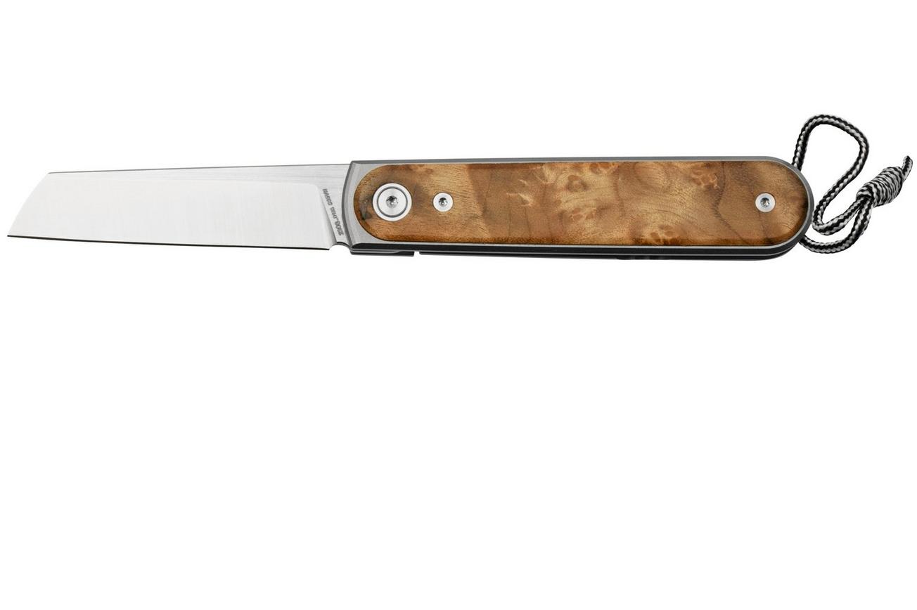 The James Brand The Duval KN109217-00 Sycamore, Stainless Blade, zakmes