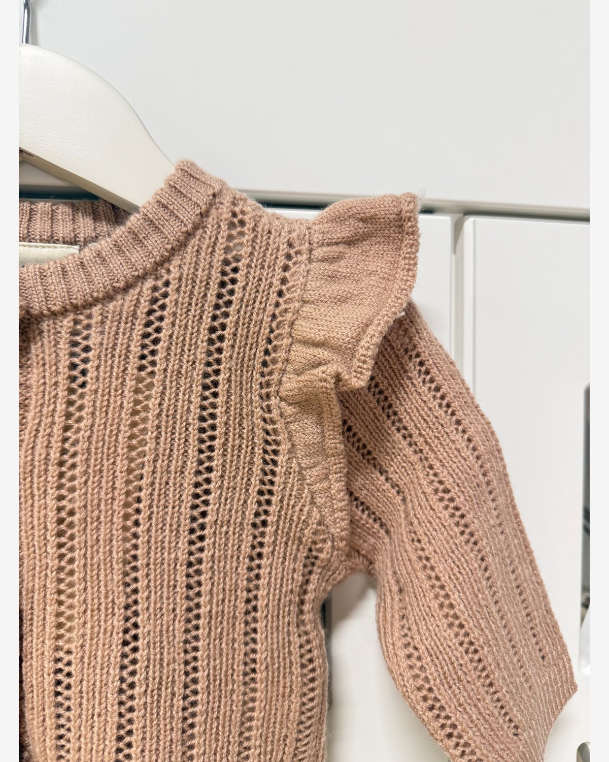 Cardigan i Ull Baby – Strikket
