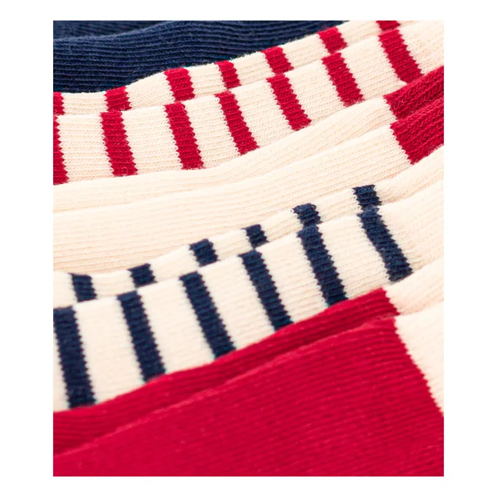 Petit Bateau Lot 5 Chaussettes Rayures Bébé | Beige