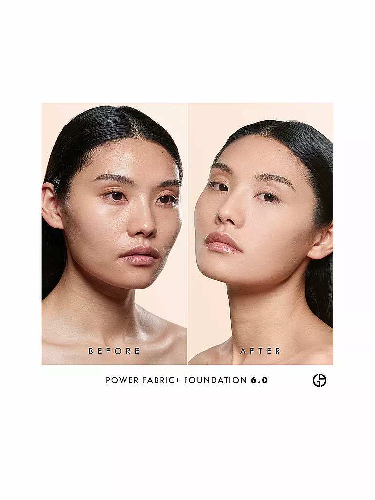 GIORGIO ARMANI COSMETICS Power Fabric + Longwear High Coverage Foundation  ( 6 ) braun