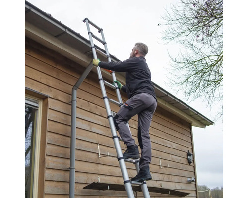 Batavia Professionele Telescopische Ladder Aluminium 2,93 m