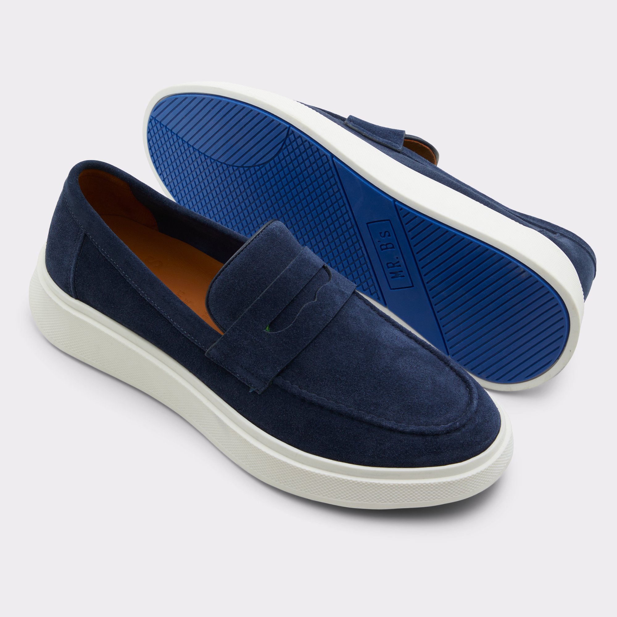 Zuma Navy Men Slip-ons