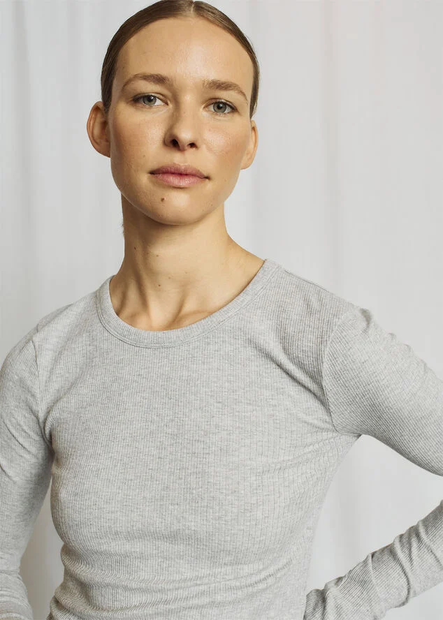 Bruun & Stengade BS Academia Regular Fit Top Light grey