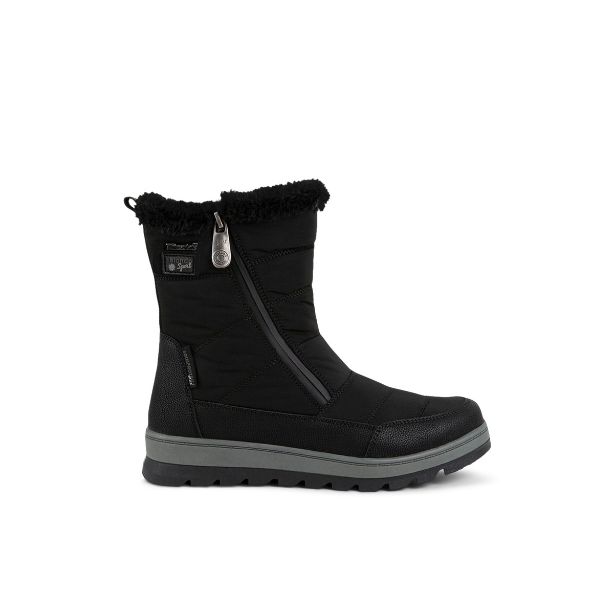 BLONDO SPORT-Barbara-l-Bottes d'hiver - Semelle tracteur - Noir