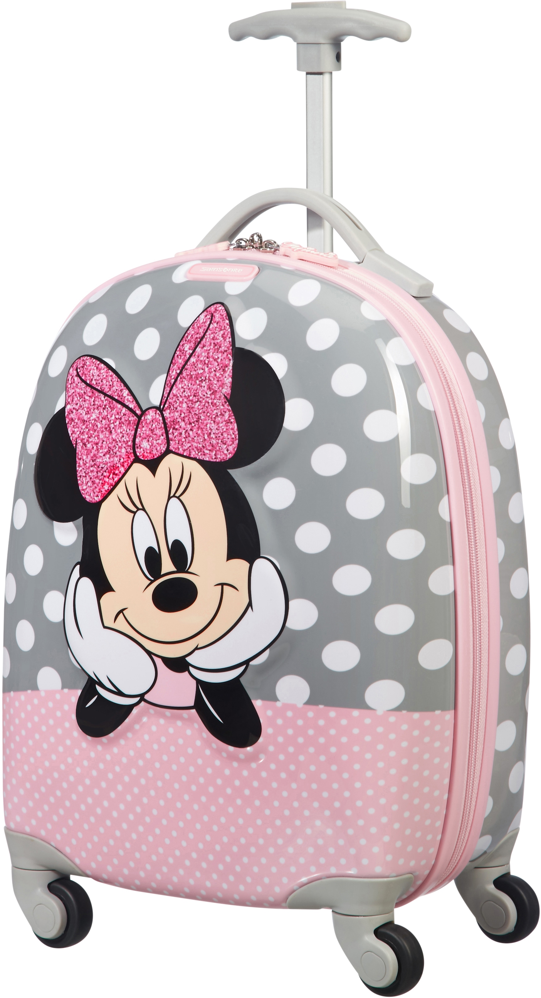Samsonite Kinderkoffer »Disney Ultimate 2.0, 46  cm, Minnie Glitter« 24 l 4 Rollen Kinder Reisegepäck Handgepäck-Koffer