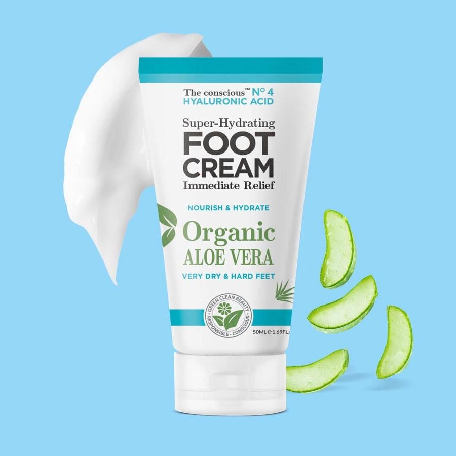 Biovène The Conscious™ Hyaluronic Acid Super-Hydrating Foot Cream Organic Aloe Vera 50ml