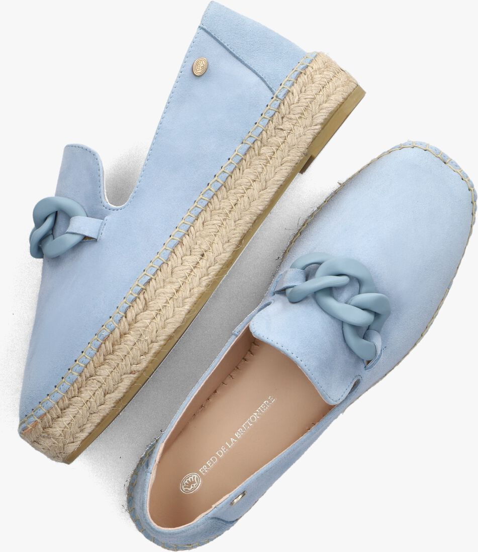 FRED DE LA BRETONIERE lichtblauwe fred de la bretoniere espadrilles june li