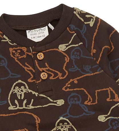 Minymo Sweatshirt - Java m. Walross