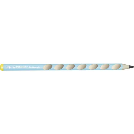 Ergonomischer Dreikant-Bleistift für Linkshänder - STABILO Easygraph in blau - Einzelstift - Härtegrad B
