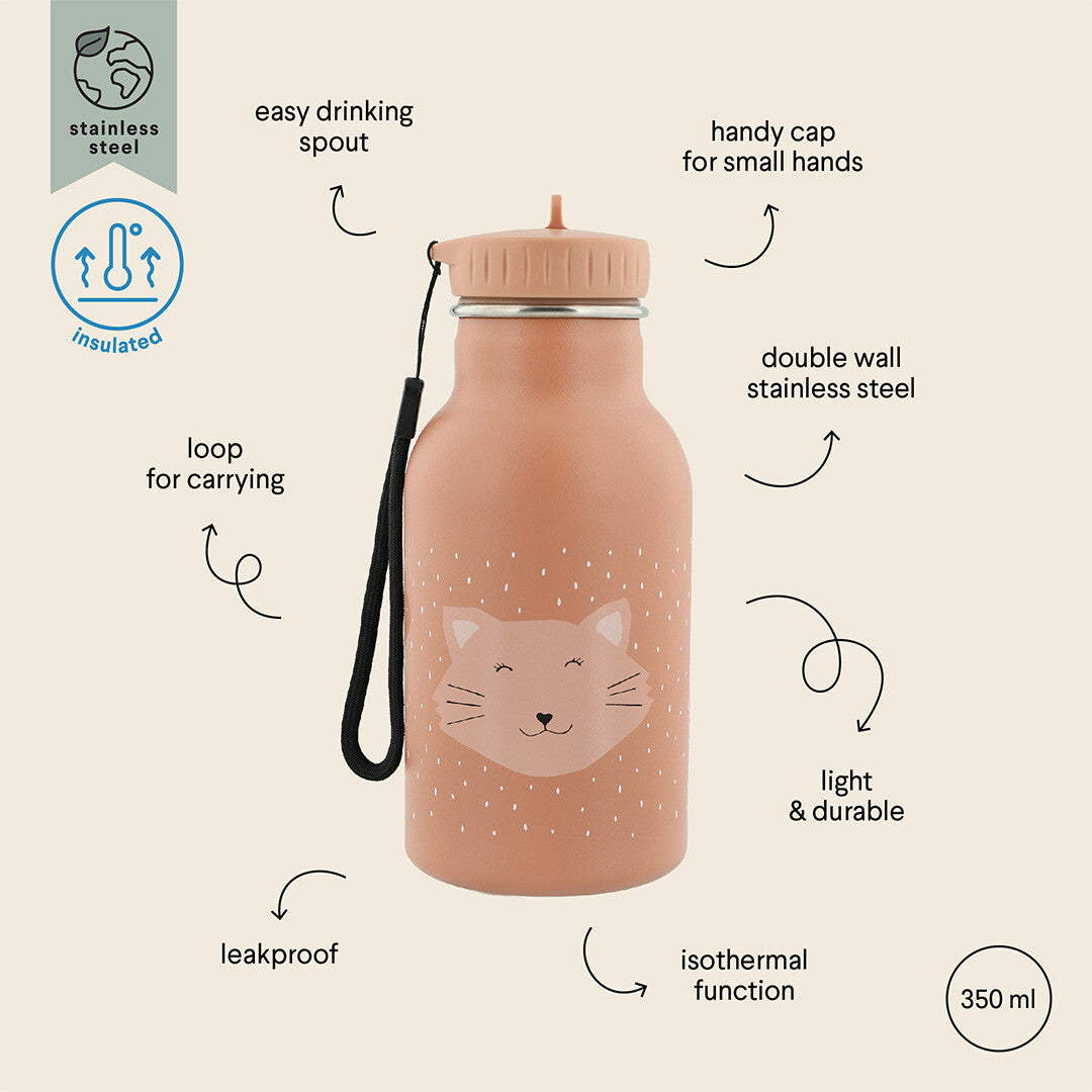 Trixie rvs thermosfles mrs. cat - 350 ml