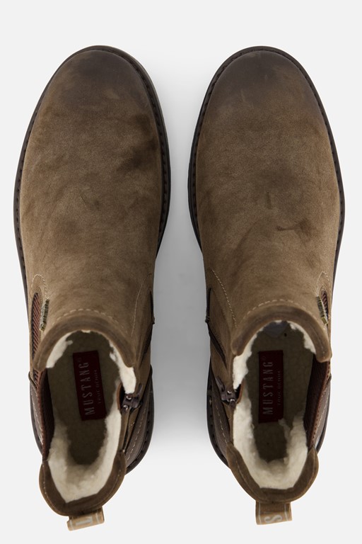 Mustang Chelsea boots bruin Synthetisch