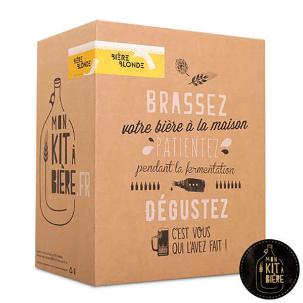 Kit complet de brassage artisanal de bière blonde - Pour 5L de bière