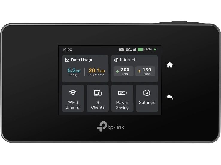 TP-Link 5G Router M8550 WLAN-Router Dual-band 2.4 GHz   5 GHz oder 2.4 GHz   6 GHz Schwarz