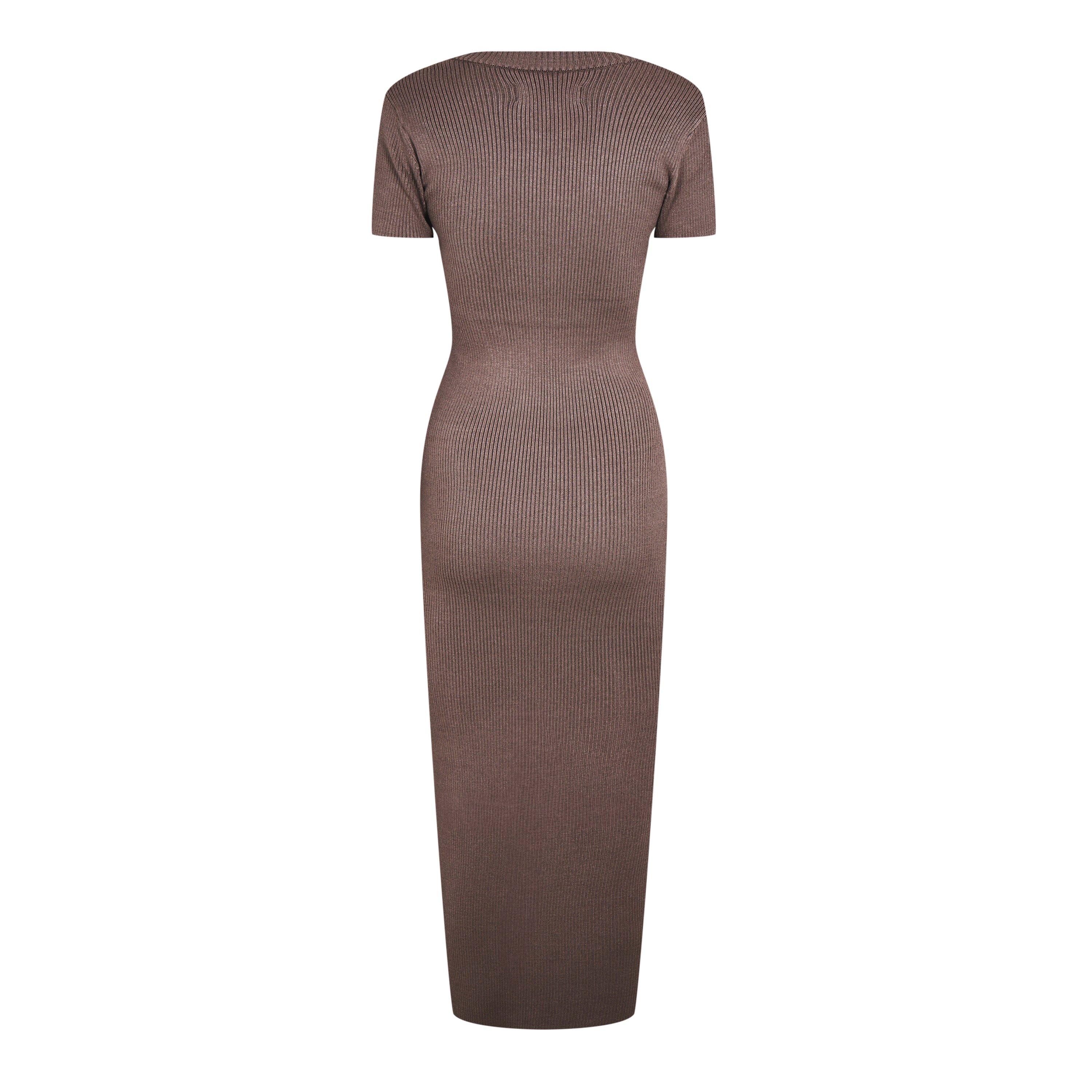 Jack Wills JW Travel Rib Midi Dress