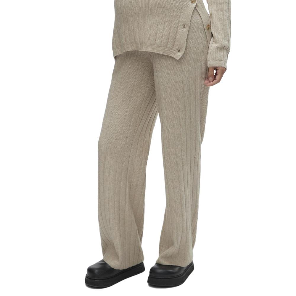 Mamalicious Pantalon de Grossesse Beige Femme Mamalicious Lana