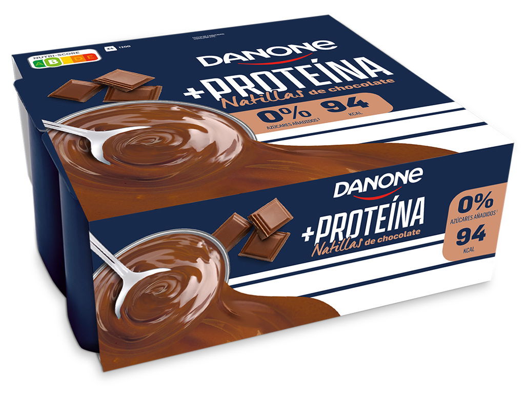 SOBREMESA DANONE PROTEÍNA CHOCOLATE 4X120G