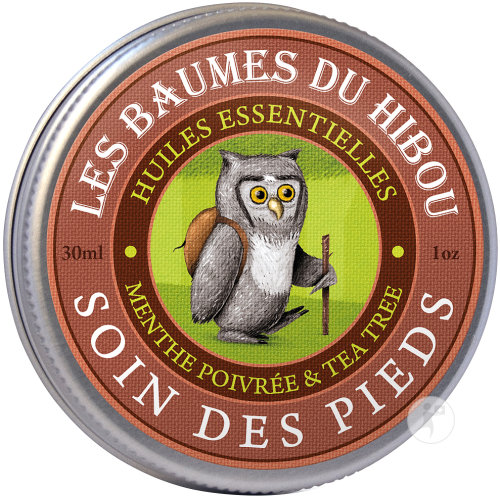 Les Baumes Du Hibou Aux Huiles Essentielles Soin Pieds Bio Pot 30ml