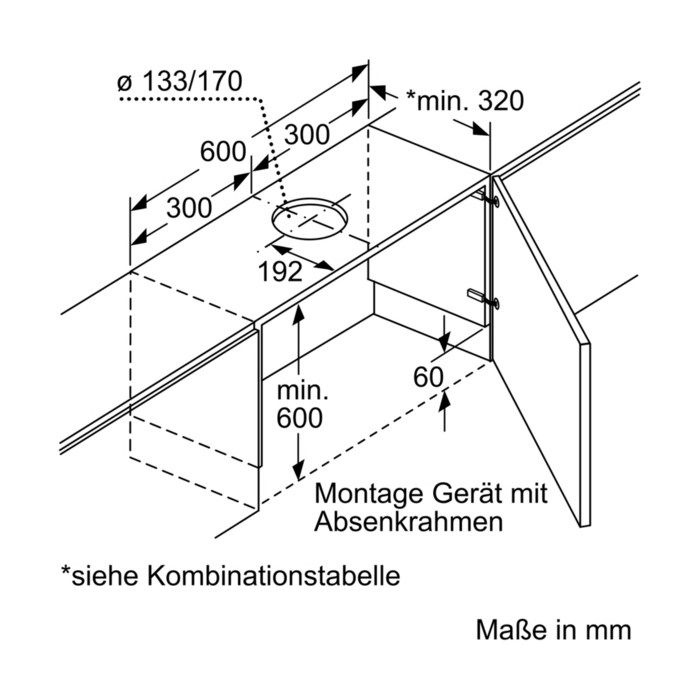 Siemens Absenkrahmen LZ46600