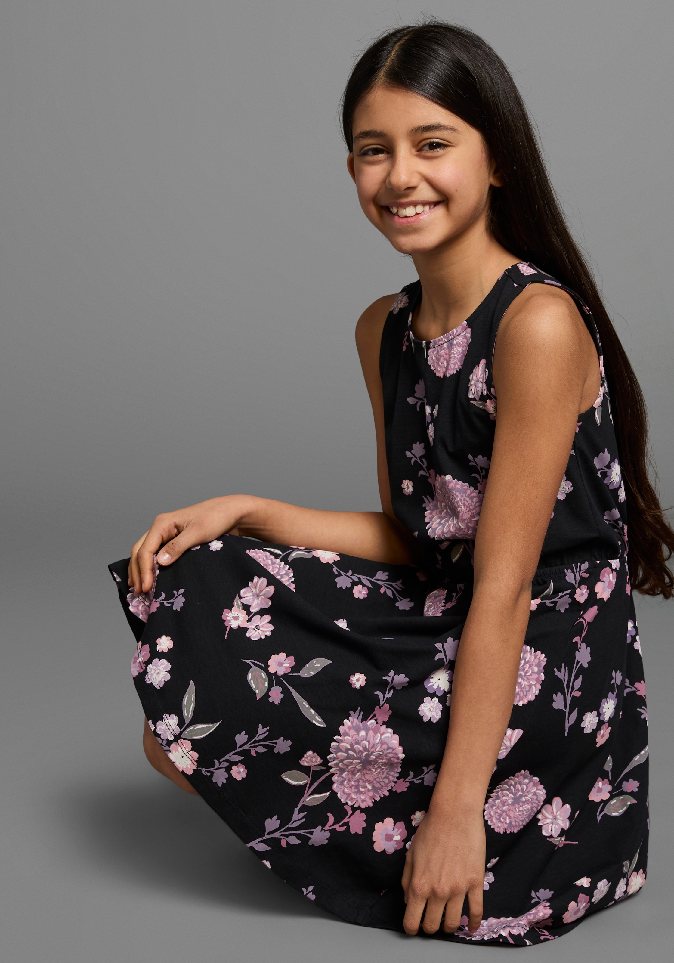 KIDSWORLD Jerseykleid festliche Anlässe,  ärmelloses Kleid