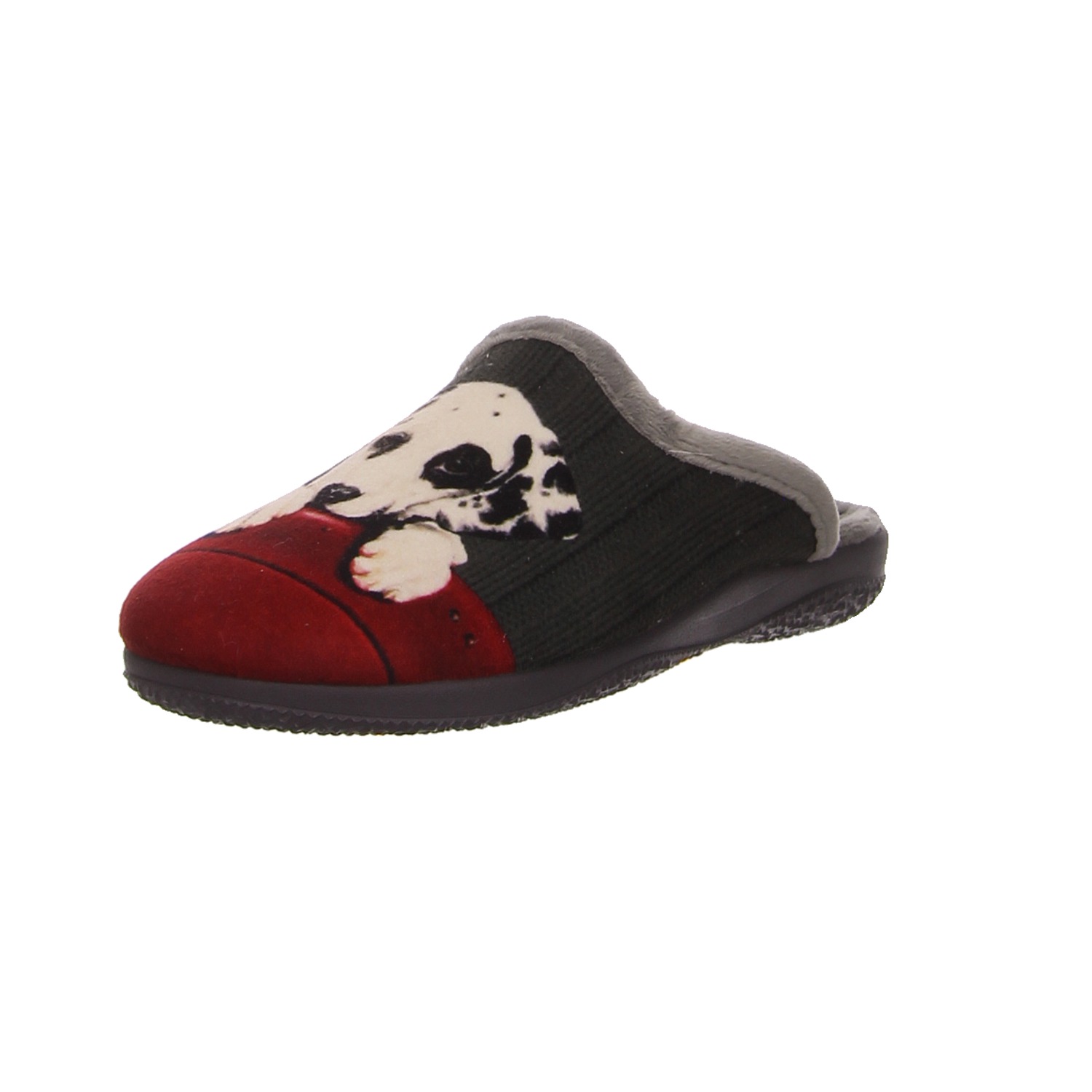 Miro Hausschuhe grau/rot grau