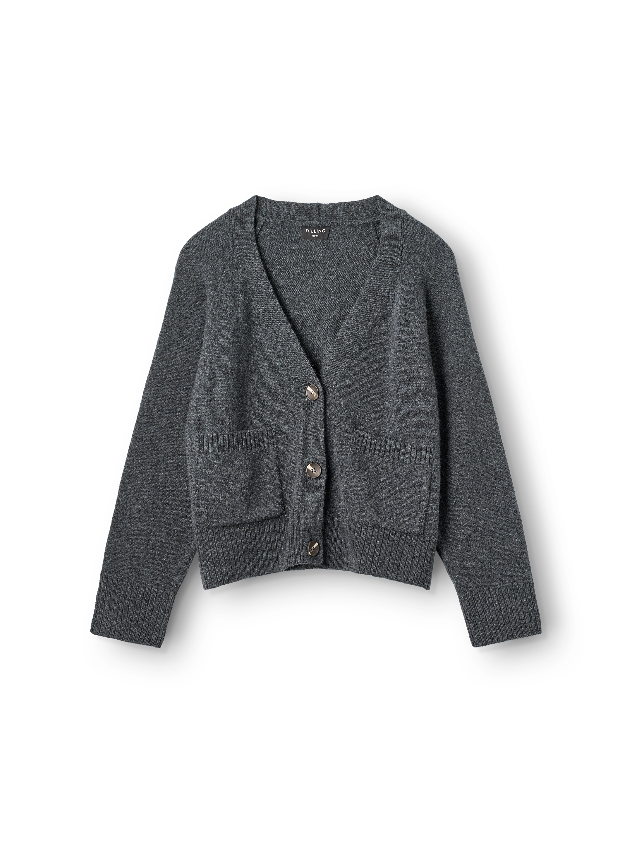 Boxy cardigan in lamswol voor dames - Gratis Verzending