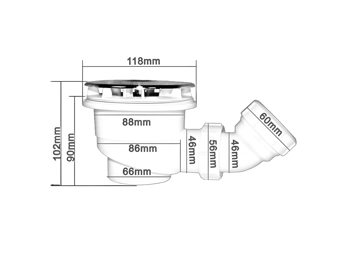 Receveur de douche blanc 140x80x3cm rectangulaire, extra-plat, gel coat, bac à douche anti-dérapant avec bonde de receveur et siphon 90cm