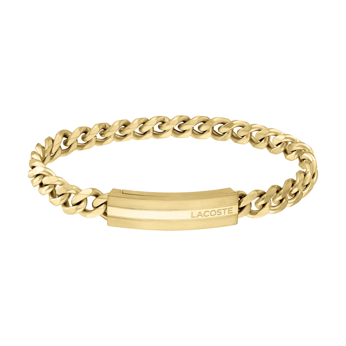 Bracelet LACOSTE acier doré 17,5 cm