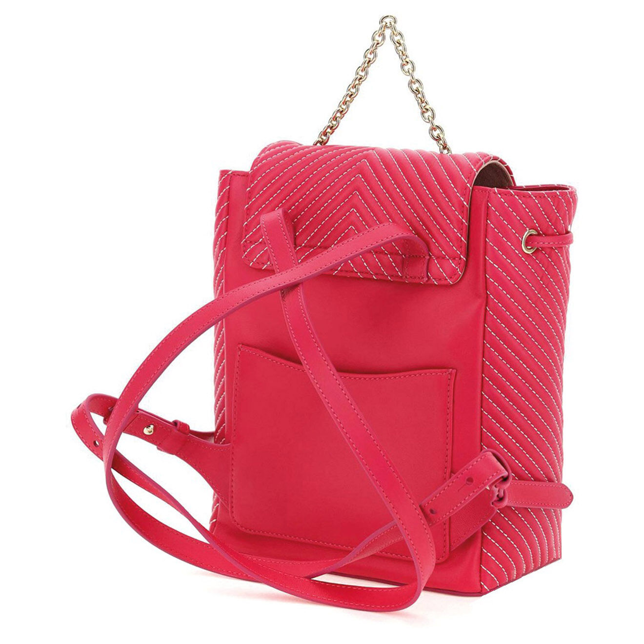 Furla Sac à dos en Cuir Pop Star fuchsia - 25x23x11 cm