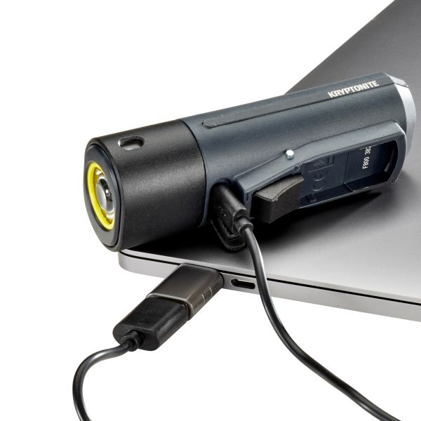 Kryptonite Street Genopladelig Forlygte, 300 Lumen
