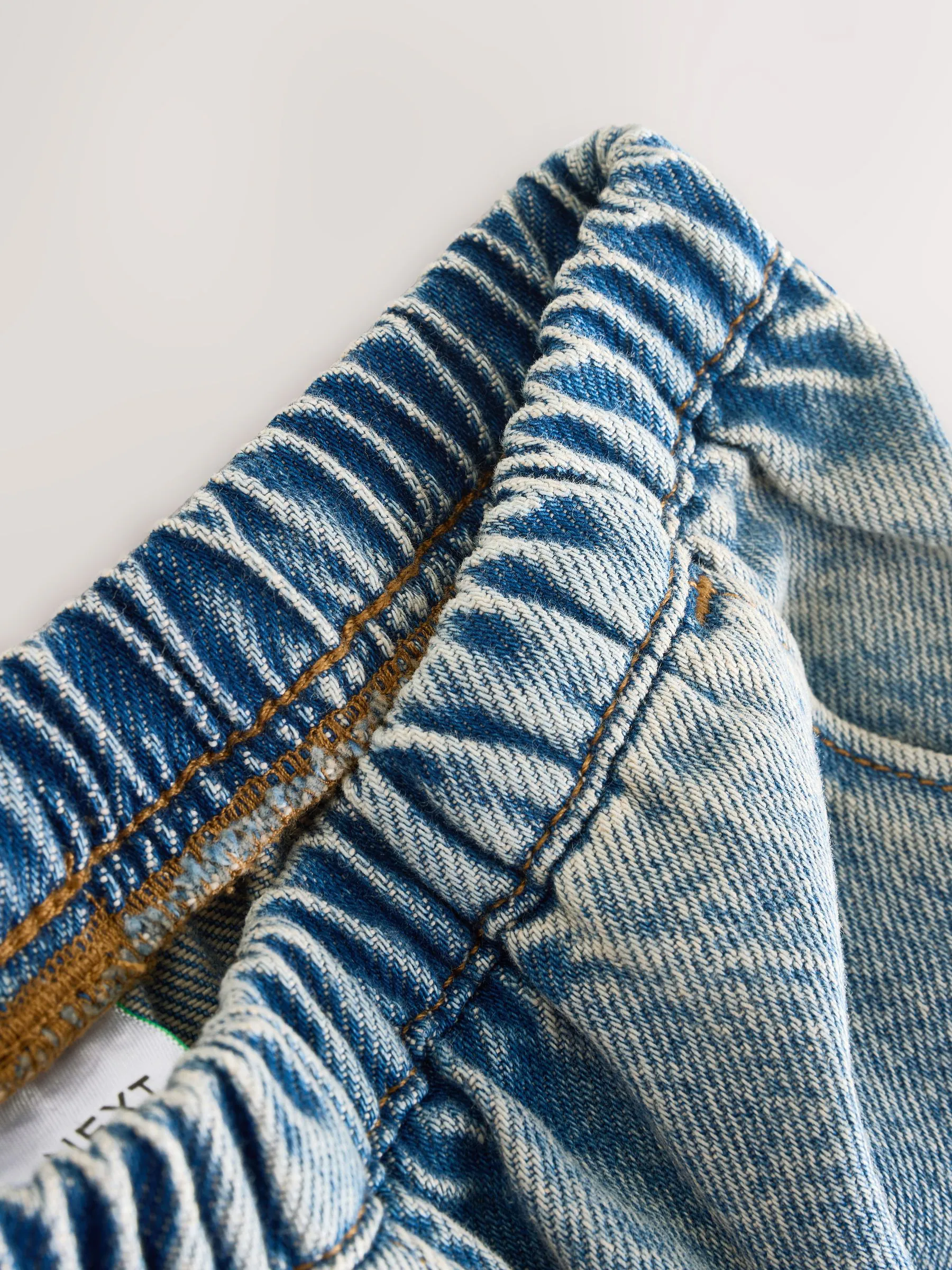 Denim tint - Barrel jeans met elastische taille (3-16jr)