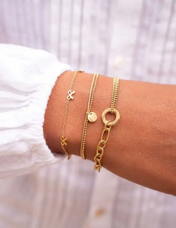 My Jewellery Armband met verschillende schakels ''Love'' MJ10642