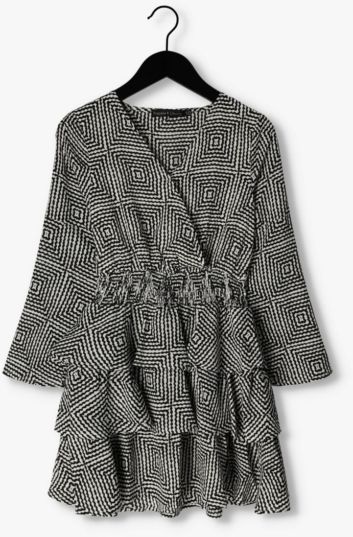 FRANKIE & LIBERTY zwarte frankie & liberty mini jurk helen dress