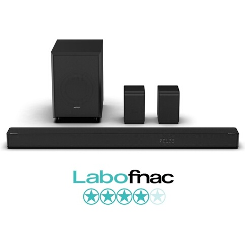 Barre de son Hisense AX5125H Pack Home Cinéma avec enceintes arrière sans fil EXCLUSIVITE
