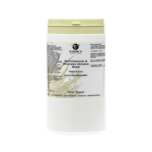 Groene Os Multivitaminen en Mineralen Complex Basis - Paard/Pony