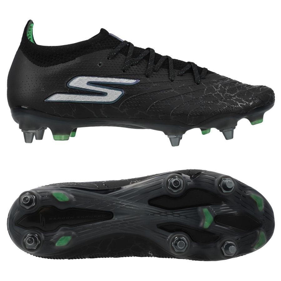 Skechers SKX_01 1.5 Low SG Evergreen - Noir/Argenté/Vert