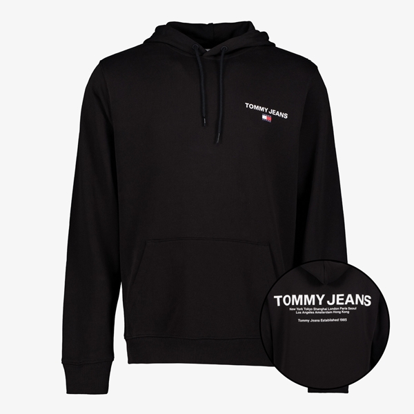 Tommy Hilfiger heren hoodie zwart