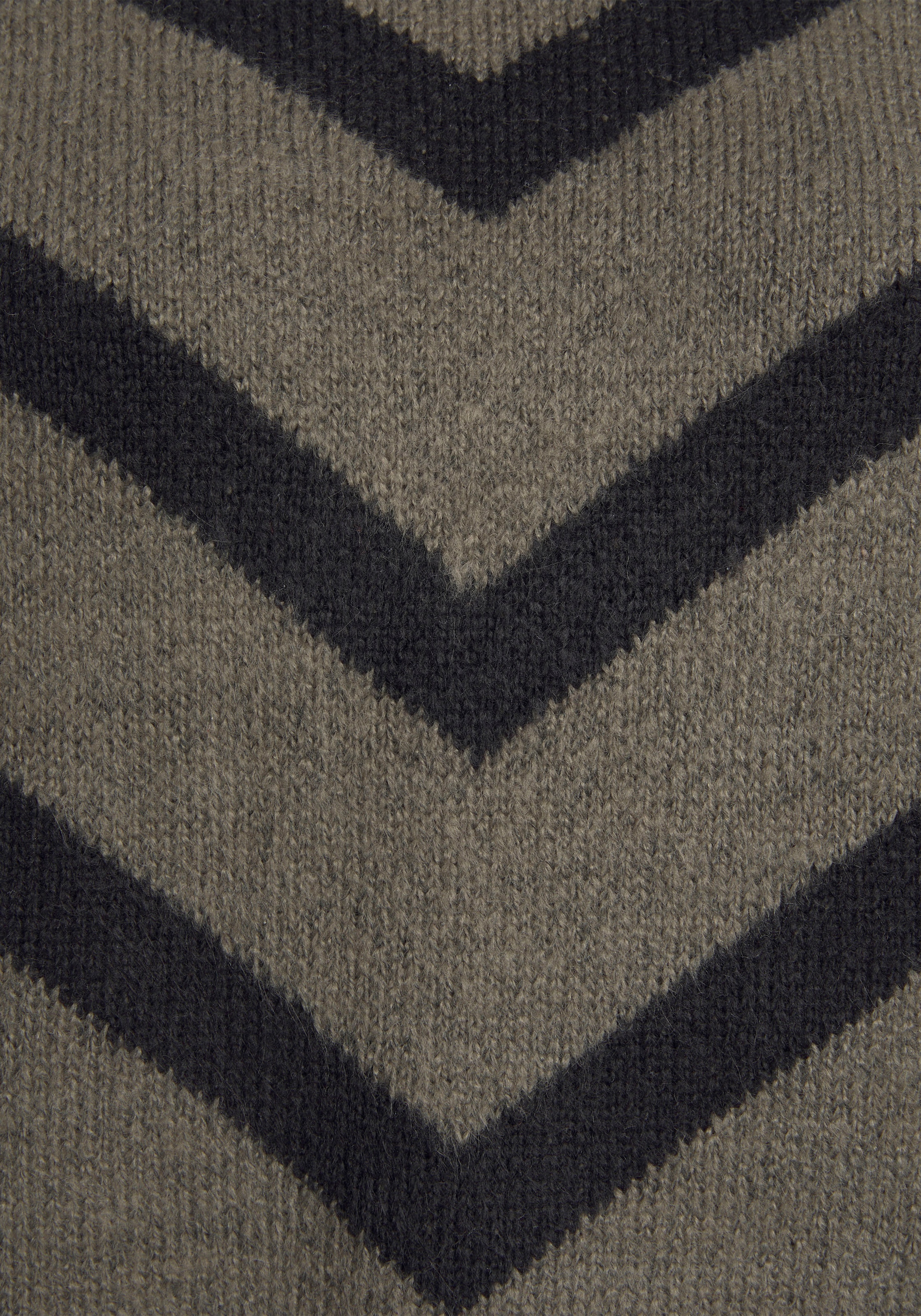 LASCANA Strickpullover , mit eingestrickten Streifen, modischer Damenpullover