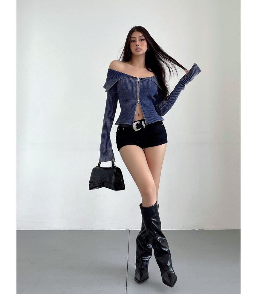 LIVIE - Lage denim hotpants