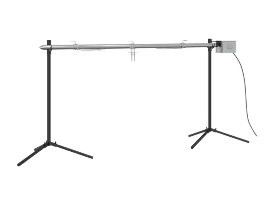 Barbecue automatique et moteur acier inoxydable 150x46,5x82,5cm