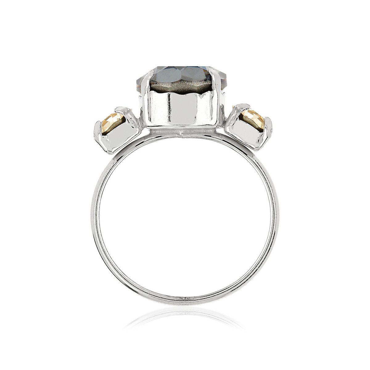Bague argent 925 cristaux