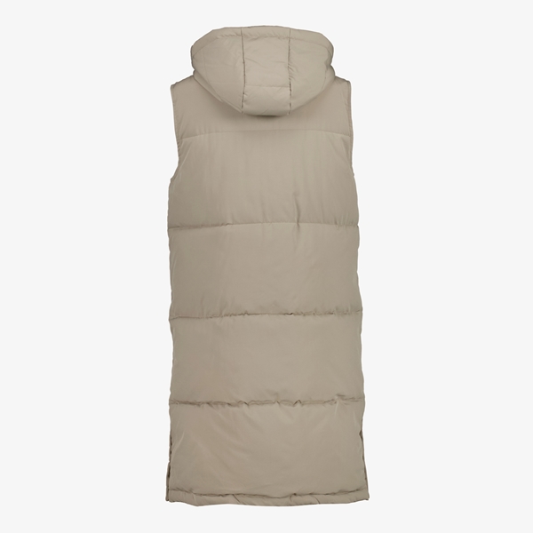 Kjelvik lange dames bodywarmer beige