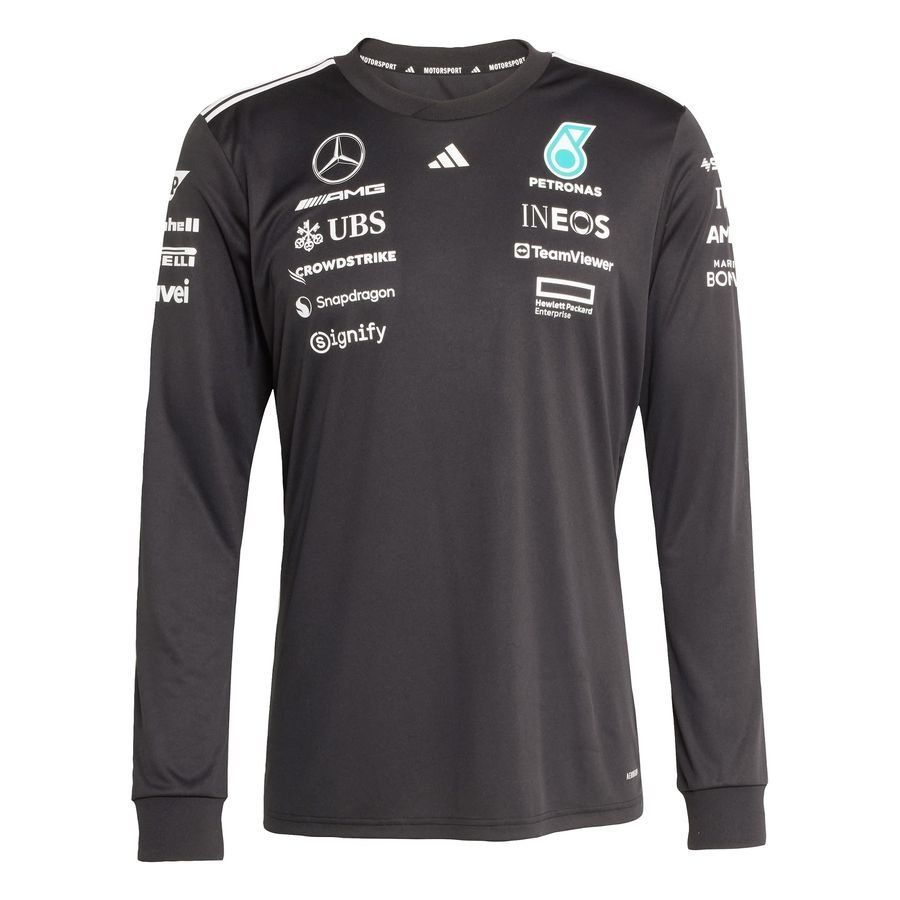 Adidas Maillot pilote manches longues noir Mercedes - AMG Petronas Formula One Team